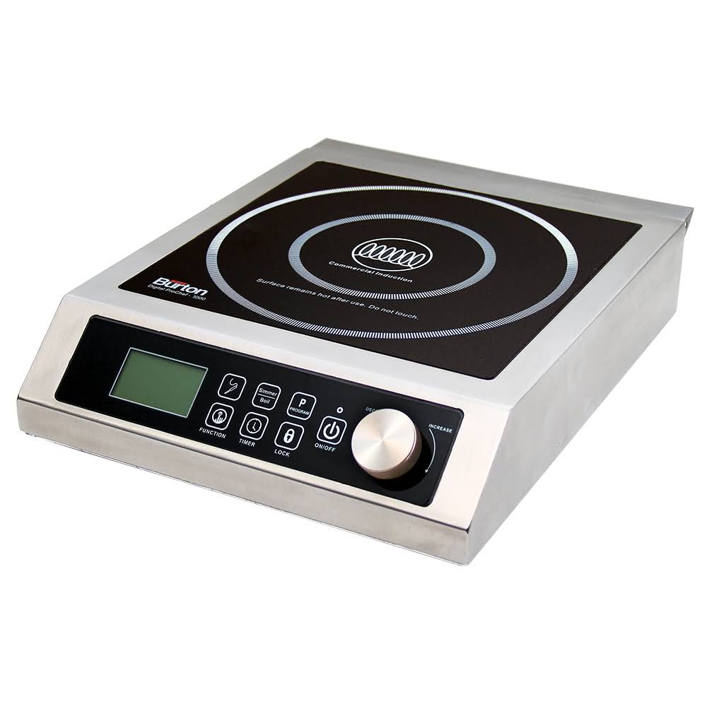 Max Burton 6535 Digital ProChef-3000 Induction Cooktop, Stainless-Steel Body, La