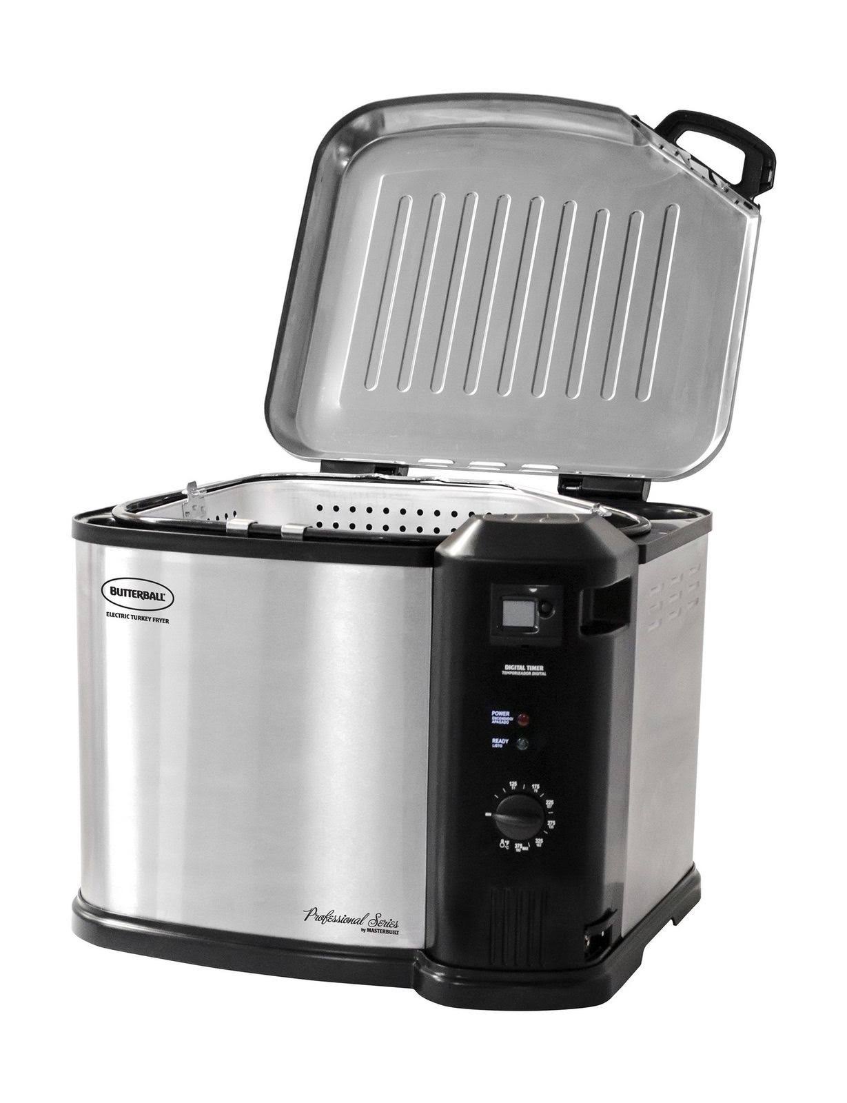 Masterbuilt 23011114 Butterball Indoor Electric Turkey Fryer, XL X-Large